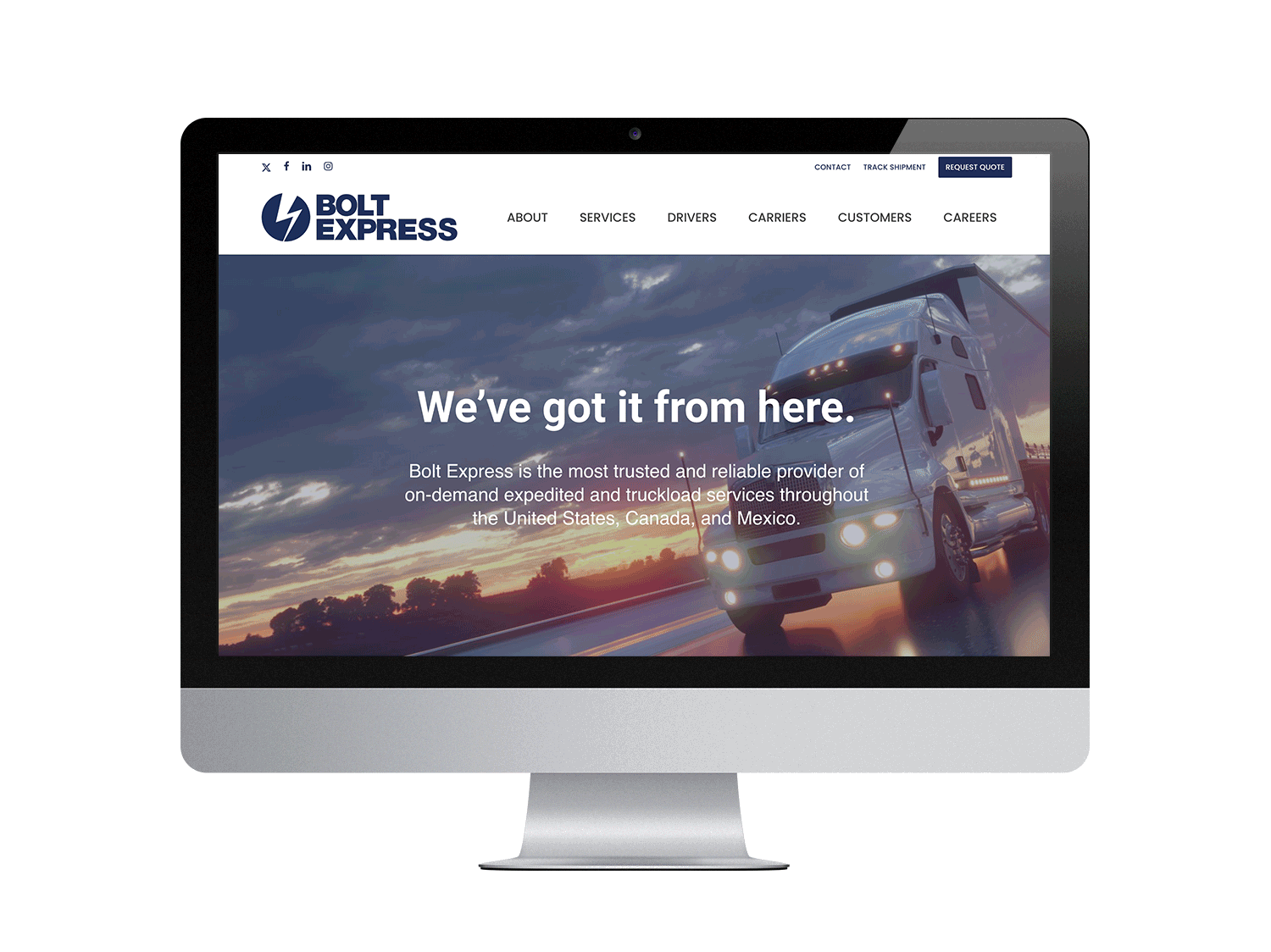 Bolt Express Website